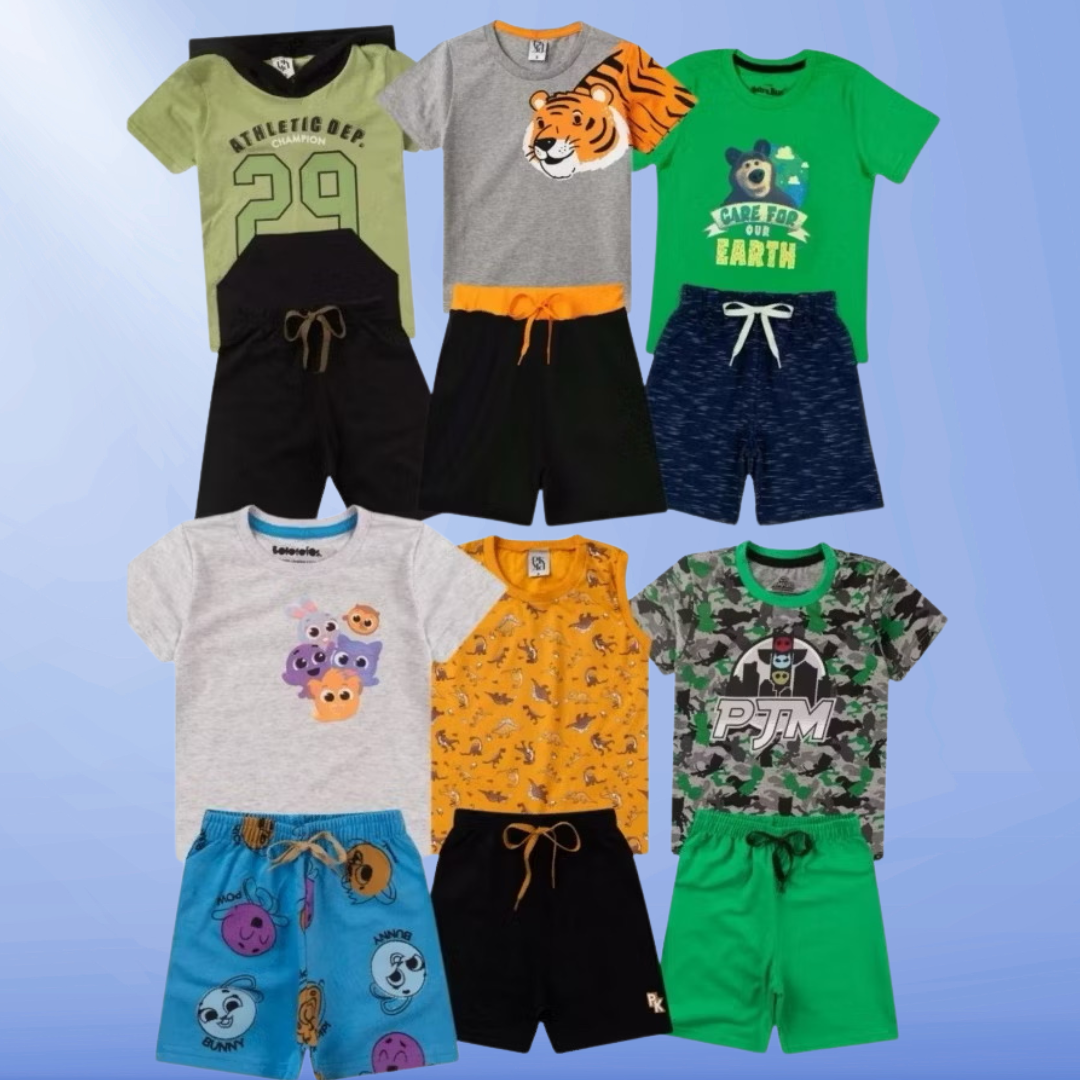 Kit Sortido com 12 Peças – Meninos