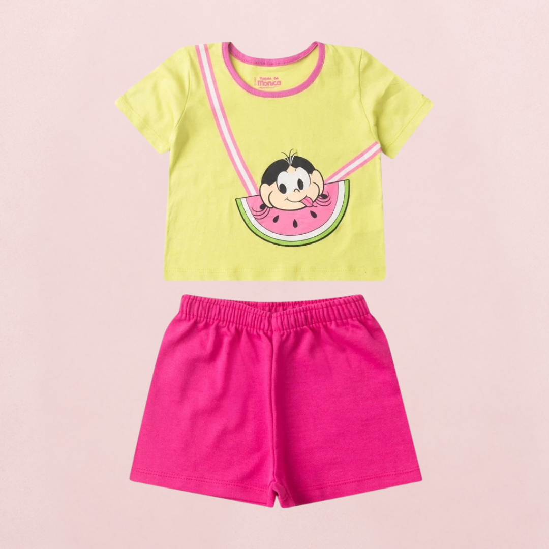 Conjunto Infantil Magali Faminta