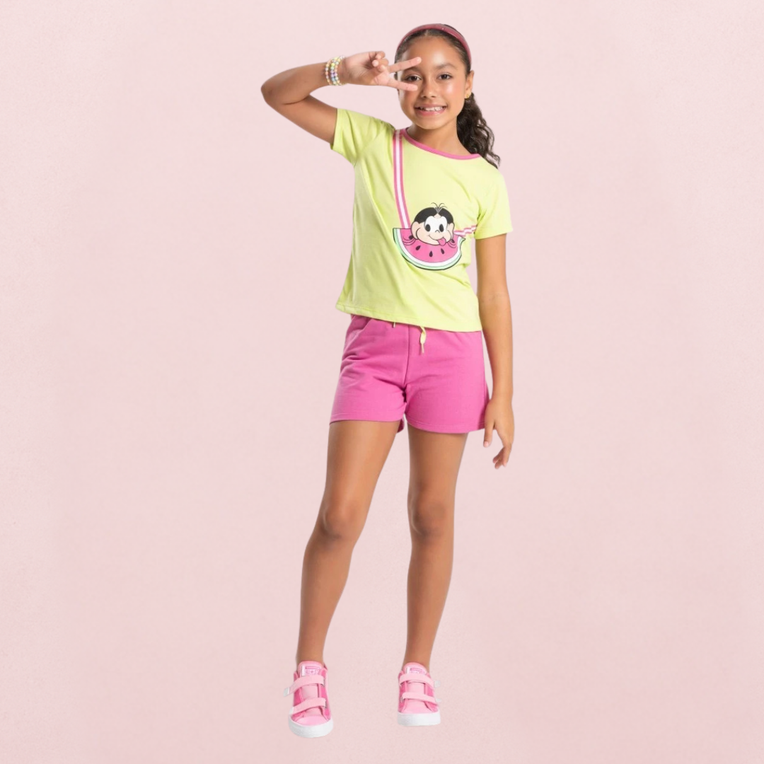 Conjunto Infantil Magali Faminta