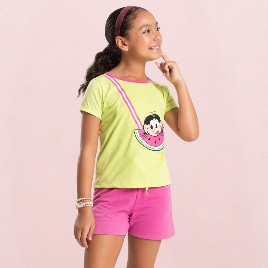 Conjunto Infantil Magali Faminta