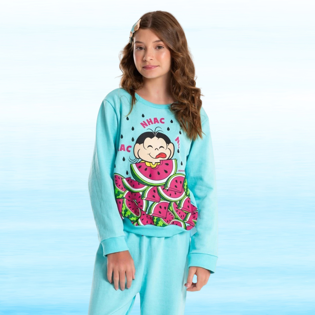 Conjunto Feminino Infantil Melancia