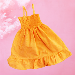 Kit com 3 Vestidos Infantis em Linho