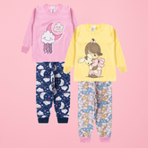 Kit 6 Peças Pijama Infantil Feminino