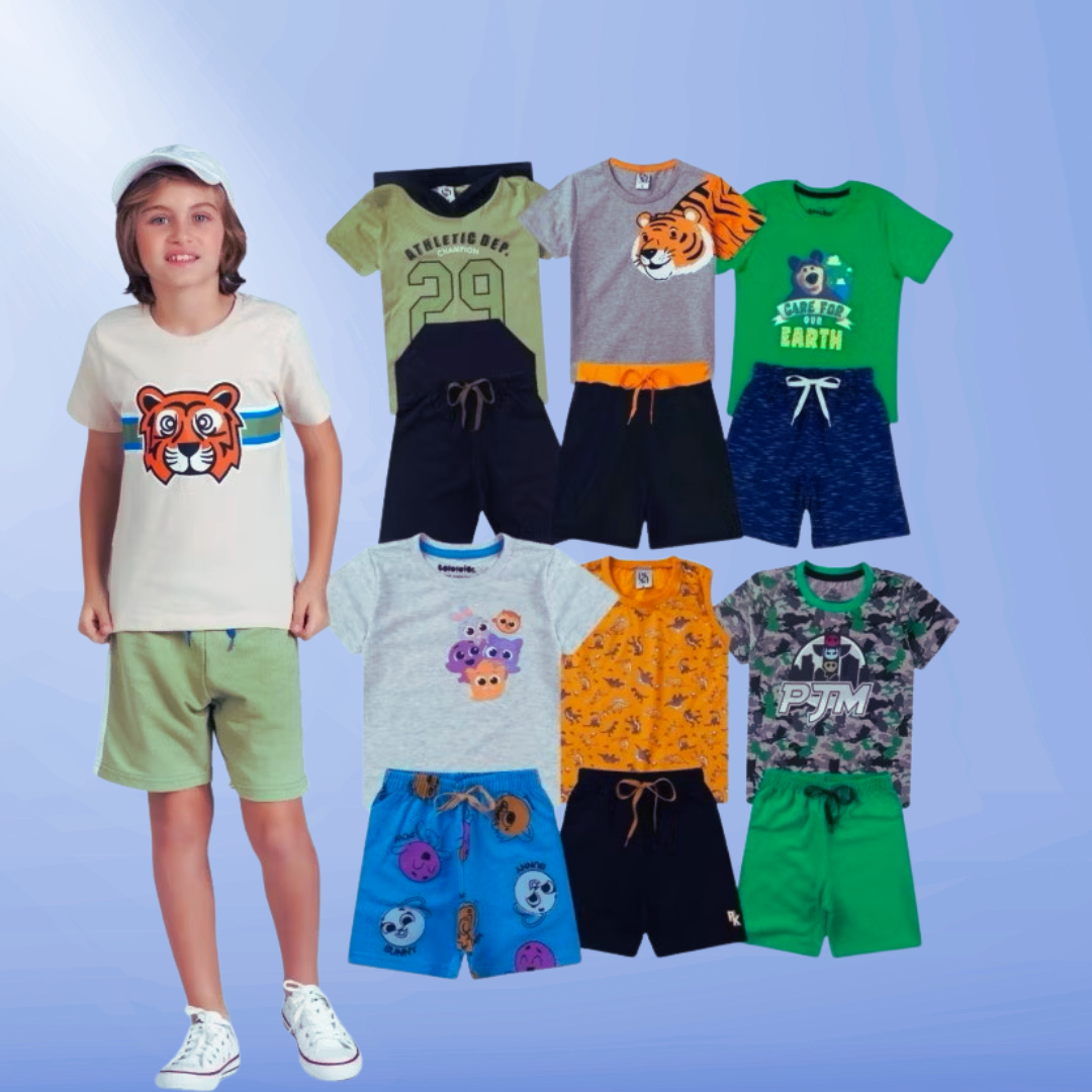 Kit Sortido com 12 Peças – Meninos